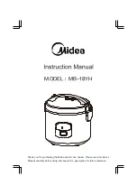 Предварительный просмотр 2 страницы Midea MB-18YH Instruction Manual