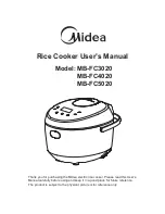 Midea MB-FC3020 User Manual предпросмотр