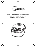 Preview for 2 page of Midea MB-FS5017 User Manual