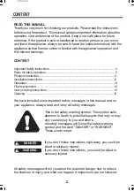 Preview for 2 page of Midea MBF2733PC User Manual