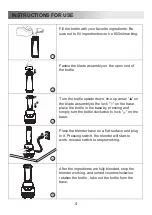 Preview for 5 page of Midea MBL-1000 User Manual