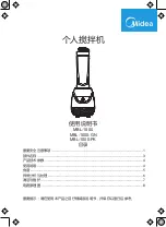 Preview for 19 page of Midea MBL-1000 User Manual