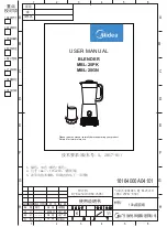 Midea MBL-25GN User Manual preview