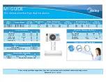 Preview for 2 page of Midea MBT-09N8D6-O Quick Step Installation Manual