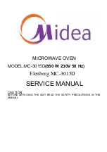 Midea MC-3015D Service Manual preview