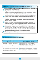 Preview for 9 page of Midea MC-C13S501 Instruction Manual