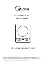 Midea MC-QHW2001 User Manual предпросмотр