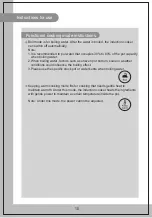 Preview for 12 page of Midea MC-QHW2001 User Manual