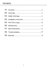 Preview for 2 page of Midea MCHC90B68 Instruction Manual