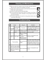 Preview for 17 page of Midea MD-BZH10D Instruction Manual