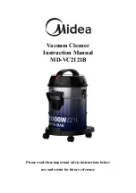 Midea MD-VC2121B Instruction Manual preview