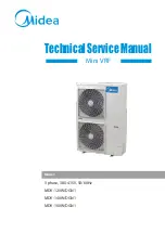 Midea MDV-120W/DGN1 Technical & Service Manual предпросмотр