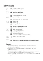 Preview for 2 page of Midea MDW12RBS Instruction Manual