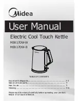 Midea MEK17DW-B User Manual предпросмотр