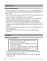 Preview for 6 page of Midea MEK17DW-B User Manual