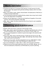 Предварительный просмотр 10 страницы Midea MF-CN35B Instruction Manual