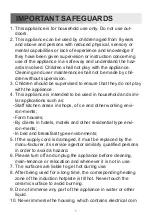 Предварительный просмотр 2 страницы Midea MF-CN35C2 Instruction Manual