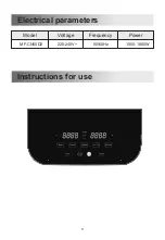 Предварительный просмотр 6 страницы Midea MF-CN55D2 Instruction Manual