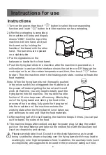 Preview for 10 page of Midea MF-CN55D2 Instruction Manual