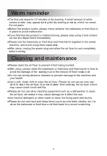 Preview for 11 page of Midea MF-CN55D2 Instruction Manual