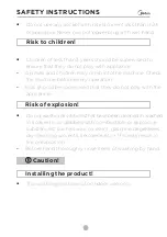 Preview for 6 page of Midea MF100W60/W-MV Owner'S Manual