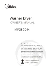 Midea MFG80D14 Owner'S Manual preview