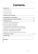 Preview for 2 page of Midea MFL80-DU1403B/C14E-EU Service Manual