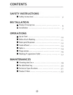 Preview for 2 page of Midea MFL80-ES1200 Owner'S Manual