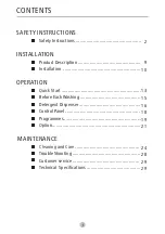 Preview for 2 page of Midea MFL80S14 Owner'S Manual