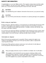 Preview for 4 page of Midea MFWG7514 User Manual