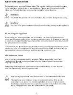 Preview for 4 page of Midea MFWS712 User Manual