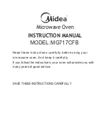 Midea MG717CFB Instruction Manual preview