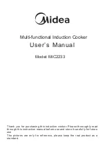 Preview for 14 page of Midea MIC2233 User Manual