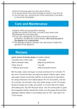 Preview for 7 page of Midea MJ-60FM01B1 User Manual