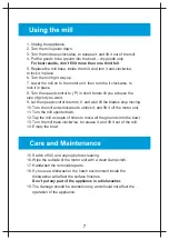 Preview for 8 page of Midea MJ-60FM01B1 User Manual