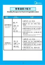 Preview for 18 page of Midea MJ-JS20A1 User Instructions