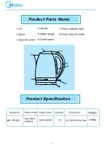 Preview for 6 page of Midea MK-17S18D Manual