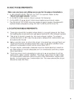 Preview for 9 page of Midea MLE45N1BWW User'S Manual & Installation Instructions