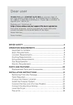 Preview for 2 page of Midea MLE52N4AWW User'S Manual & Installation Instructions