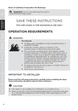 Preview for 8 page of Midea MLE52N4AWW User'S Manual & Installation Instructions