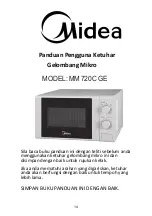 Предварительный просмотр 15 страницы Midea MM720CGE Instruction Manual