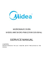 Preview for 1 page of Midea MM720CRO-PM0C Service Manual