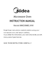 Предварительный просмотр 1 страницы Midea MMC09MELWW Instruction Manual