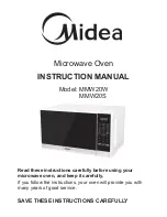 Midea MMW20S Instruction Manual preview