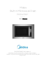 Midea MMWBI25SS Instructions Manual preview
