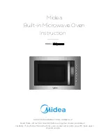 Предварительный просмотр 1 страницы Midea MMWBI25SS Instructions Manual