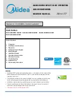 Midea Mono 3D Service Manual preview