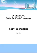 Midea MOU-12HDN1 Service Manual предпросмотр