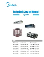 Midea MOVTB-18N1-13C Technical & Service Manual предпросмотр