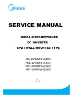 Предварительный просмотр 1 страницы Midea MSC-09HRDN1-QD0(E) Service Manual